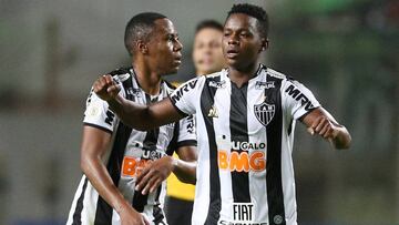 El centrocampista ecuatoriano del Atl&eacute;tico de Mineiro, Juan Cazares, durante un partido.