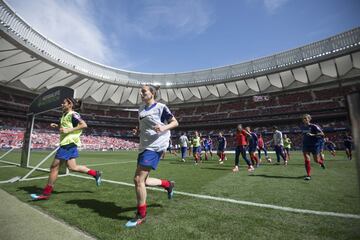 El fútbol femenino llena el Wanda Metropolitano