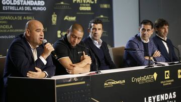 05/12/19
MATALLANAS , ROBERTO CARLOS , FIGO , HIERRO , MORIENTES
PRESENTACION DEL PARTIDO DE LEYENDAS DE LA SELECCION ESPAÑOLA ESPAÑA EN EL WANDA METROPOLITANO