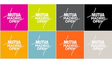 Imagen de los nuevos logos del Mutua Madrid Open.