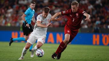 Resumen y goles del República Checa vs. España de Nations League