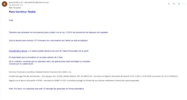 ¡Cuidado! Este correo de Carrefour puede robarte tus datos