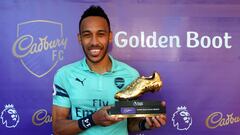 Aubameyang proud to share Golden Boot with Salah, Mané