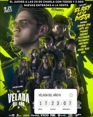 Ibai anuncia nuevo careo y entradas para la Velada del año IV: cuándo y a qué hora