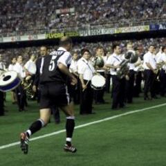 El debut liguero de Zidane como jugador del Real Madrid fue en Mestalla