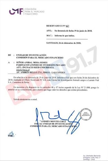 Mosa da un golpe a Larraín Vial y pone en jaque a Ruiz-Tagle