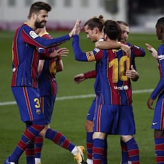 Aprobados y suspensos del Barça ante el Betis: Dembélé, Griezmann y Messi se lo pasan en grande