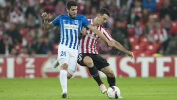 Pozuelo, ante Aduriz.