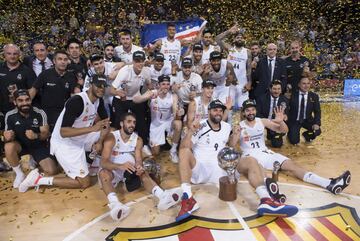 El Real Madrid campeón de la Liga Endesa.