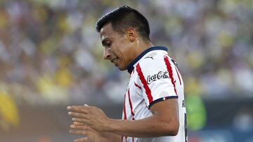 Ángel Sepúlveda durante un partido de Chivas