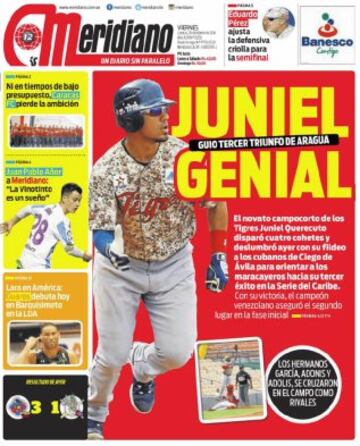 Portadas de la prensa mundial