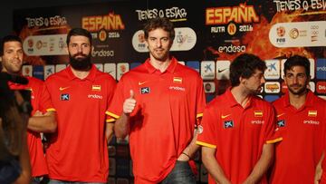 01/07/16 BALONCESTO SELECCION ESPAÑOLA ESPAÑA RUEDA DE PRENSA
PAU GASOL GRUPO SERGIO LLULL RICKY RUBIO