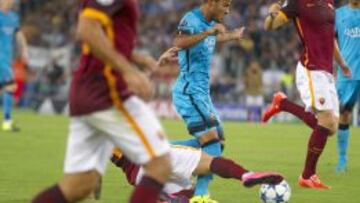 Rafinha contra el Roma