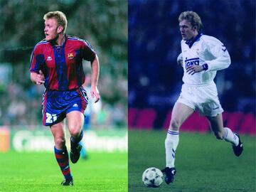 El croata Prosinecki jug 3 temporadas para el Real Madrid en la dcada de los a?os 90, dcada en la que tambin ficho para el Barcelona donde jug una sola temporada, la de 1995.