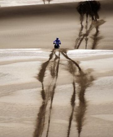 El francés Cyril Depres es cinco veces ganador del Rally Dakar en motos, en las ediciones de 2005, 2007, 2010, 2012 y 2013.