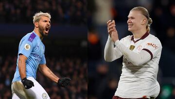 Haaland se encamina a romper récord del Kun Agüero en el City