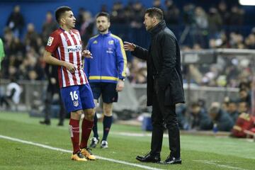 Ángel Correa y Diego Pablo Simeone.