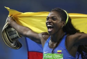 Caterine Ibargüen logra medalla de oro en Salto Triple