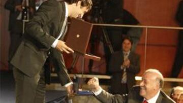 Raúl siguió de cerca el entrenamiento de la Roja