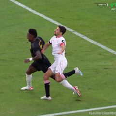 Iturralde: “Desde la tele, es penalti de Navas a Vinicius”