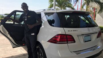 Rudisha, recién llegado a Jamaica. La imagen es de su cuenta en twitter: @rudishadavid