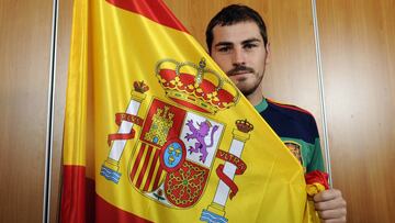 Iker Casillas, capitán de la selección española en el Mundial de 2010.