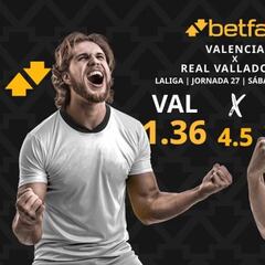 Valencia CF vs. Real Valladolid: horario, dónde ver, pronósticos y clasificación