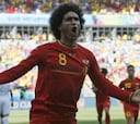 Salió Fellaini, remontó Bélgica