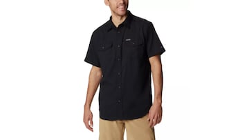 Camisa de manga corta Columbia Utilizer II negra para hombre en Amazon