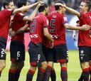 Osasuna huye de los puestos de descenso con un convincente triunfo ante el Málaga