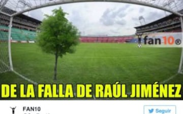 Cuando el partido seguía empatado, Raúl Jiménez desperdició la oportunidad más clara que generó el Tri antes de los goles. El delantero del Benfica voló un remate que no tenía mayor grado de dificultad.