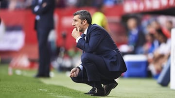 Valverde, durante el partido en el S&aacute;nchez Pizju&aacute;n.