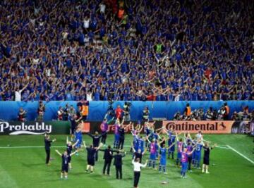 La inmensa alegr¨ªa de Islandia por el hist¨®rico pase a cuartos