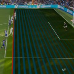 Gol anulado a Benzema por un fuera de juego inexistente