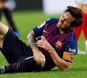 Messi se perdió dos Clásicos por lesión y el Barça no pudo ganar