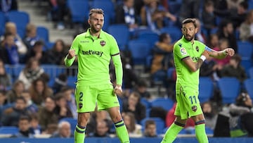 15/03/19 PARTIDO PRIMERA DIVION
REAL SOCIEDAD - LEVANTE
GOL 1-1 MAYORAL ALEGRIA