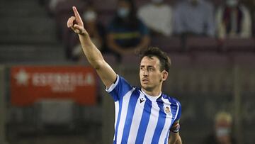 Oyarzabal: "En la primera parte han sido superiores a nosotros"