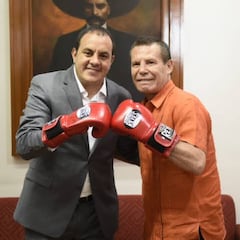 Cuauhtémoc Blanco y Julio César Chávez se reunieron en Morelos