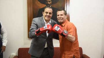 Cuauhtémoc Blanco y Julio César Chávez se reunieron en Morelos