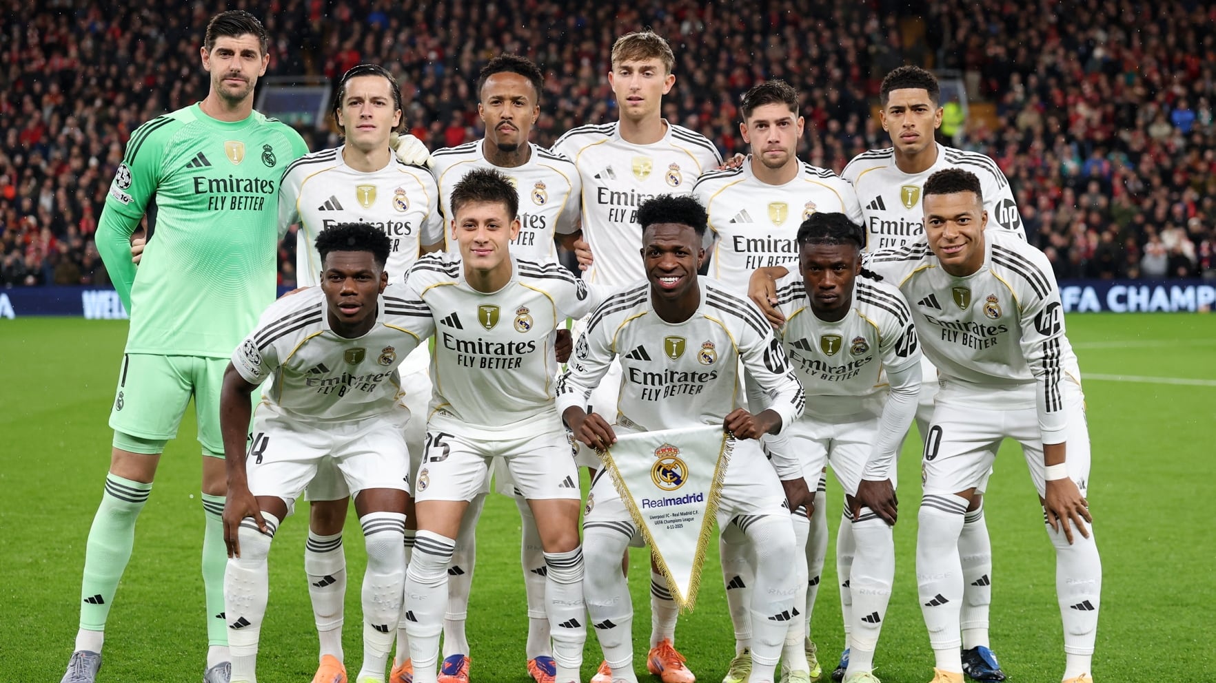 1x1 del Real Madrid ante el Liverpool: Courtois caminó solo