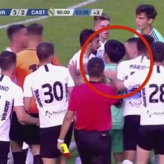 Tángana en el Burgos-Castilla y Kubo aparece en el ajo para esto: es distinto para todo