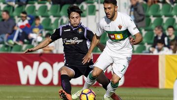 12/11/16 PARTIDO SEGUNDA DIVISION 
 ELCHE  -  VALLADOLID 
 Eldin y Markel.	 