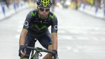 Valverde, durante el pasado Tour.