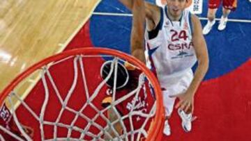 <b>REFUERZO BLANCO. </b>Van den Spiegel, en su época en el CSKA Moscú.