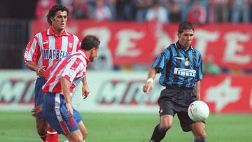 Simeone contra el Atlético.