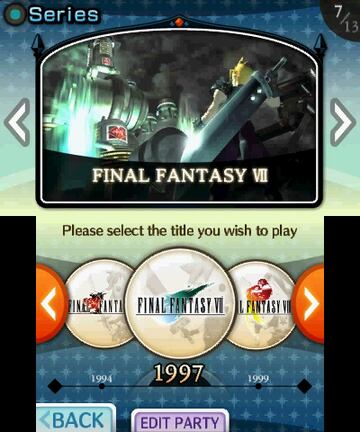 Captura de pantalla - Theatrhythm Final Fantasy (3DS)