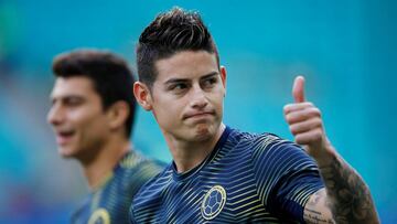 James Rodríguez, jugador del Real Madrid