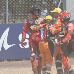 Maverick: “Bagnaia no me ha dejado espacio”