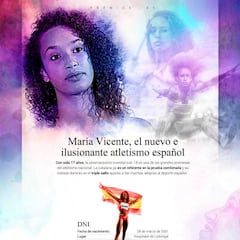 María Vicente, comparada con los mitos del heptatlón