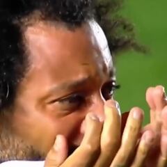 La impactante lesión accidental de Marcelo a Luciano Sánchez